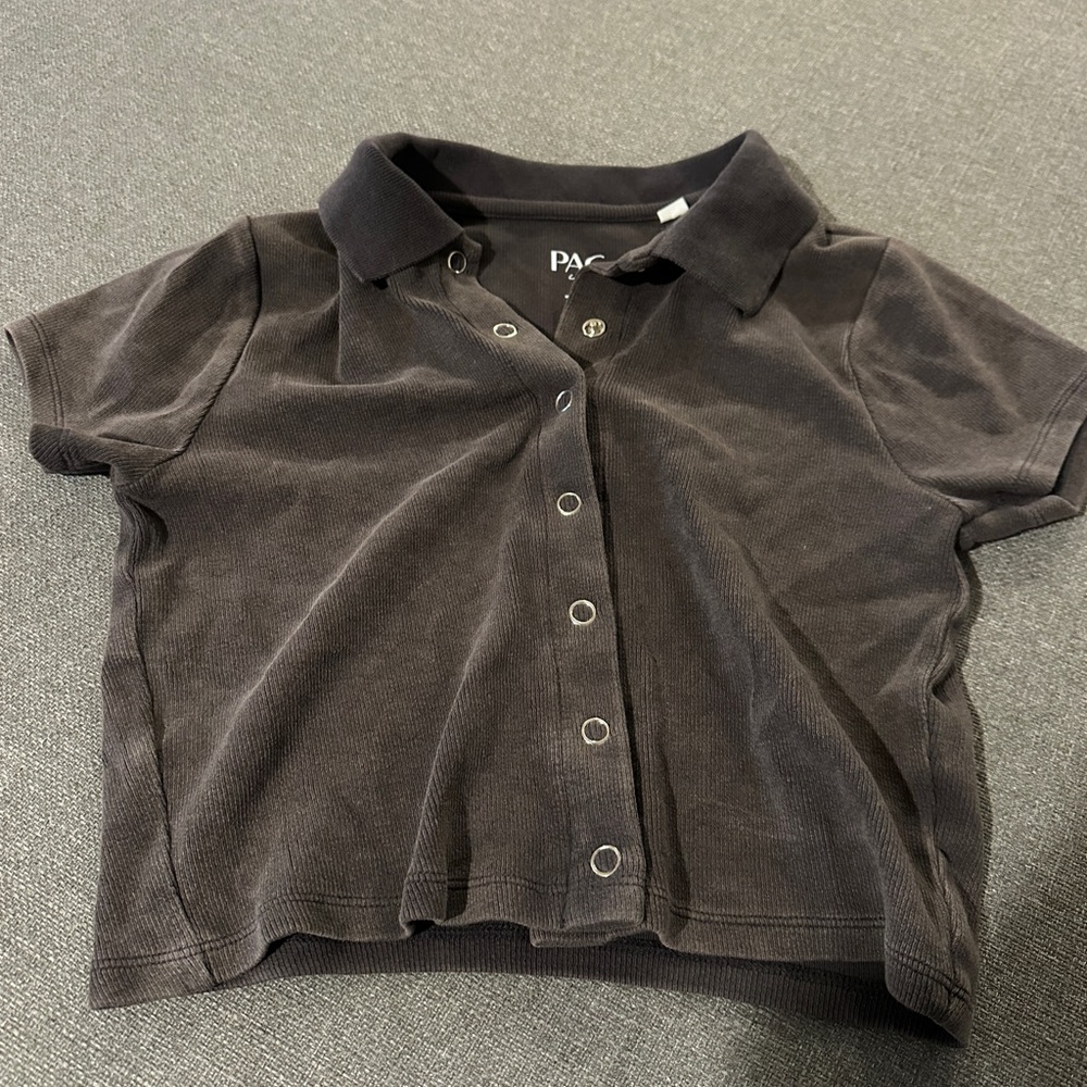 PacSun Charcoal Polo Shirt